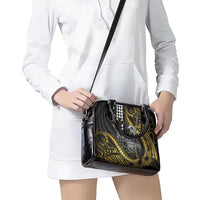 Hawaii King Kamehameha The Great Shoulder Handbag Gold Tribal Tattoo