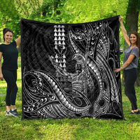 Hawaii King Kamehameha The Great Quilt Black Tribal Tattoo