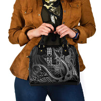Hawaii King Kamehameha The Great Shoulder Handbag Black Tribal Tattoo
