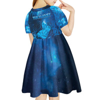 Personalised New Zealand Mother's Day Kid Short Sleeve Dress Ko Te Whaea Te Takere O Te Waka