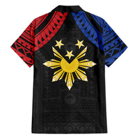 Philippines Independence Day Family Matching Tank Maxi Dress and Hawaiian Shirt Proud To Be Pinoy LT05 - Polynesian Pride