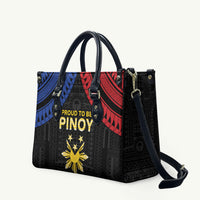 Philippines Independence Day Leather Bag Proud To Be Pinoy