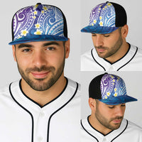 Plumeria With Galaxy Polynesian Tattoo Pattern Baseball Net Cap - Polynesian Pride