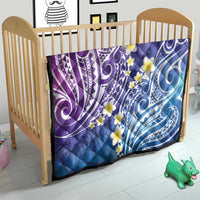 Plumeria With Galaxy Polynesian Tattoo Pattern Quilt LT05 - Polynesian Pride