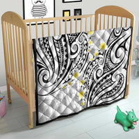 Plumeria With White Polynesian Tattoo Pattern Quilt LT05 - Polynesian Pride