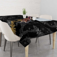 Hawaiian Honu And Surfboards Tablecloth Gold Style - Polynesian Pride