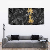 Hawaiian Honu And Surfboards Tapestry Gold Style - Polynesian Pride