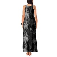 Hawaiian Honu And Surfboards Tank Maxi Dress Silver Style LT05 - Polynesian Pride