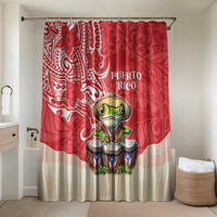 Puerto Rico Bathroom Set Coqui Frog With Polynesian Pattern - Polynesian Pride