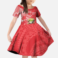 Personalized Puerto Rico Family Matching Puletasi and Hawaiian Shirt Coqui Frog With Polynesian Pattern - Polynesian Pride