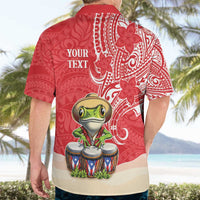 Personalized Puerto Rico Hawaiian Shirt Coqui Frog With Polynesian Pattern LT05 - Polynesian Pride