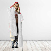 Puerto Rico Hooded Blanket Coqui Frog With Polynesian Pattern - Polynesian Pride