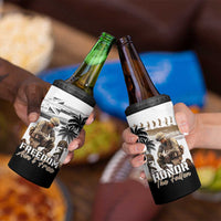 Hawaii Veterans Day 4 in 1 Can Cooler Tumbler Honor The Fallen Flag Grunge Style