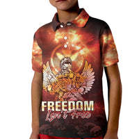 Hawaii Veterans Day Kid Polo Shirt May We Never Forget Freedom Isn't Free