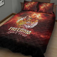 Hawaii Veterans Day Quilt Bed Set May We Never Forget Freedom Isn't Free