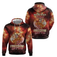 Hawaii Veterans Day Zip Hoodie May We Never Forget Freedom Isn't Free LT05 - Polynesian Pride