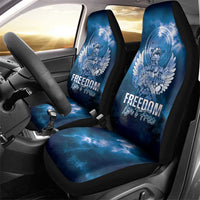 Federated States of Micronesia Veterans Day Car Seat Cover May We Never Forget Freedom Isn't Free