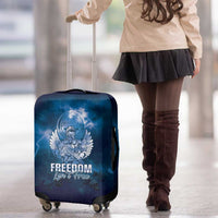 Federated States of Micronesia Veterans Day Luggage Cover May We Never Forget Freedom Isn't Free