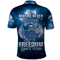 Federated States of Micronesia Veterans Day Polo Shirt May We Never Forget Freedom Isn't Free