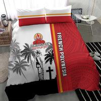 French Polynesia Armistice Day Bedding Set Lest We Forget Flag Style LT05 - Polynesian Pride