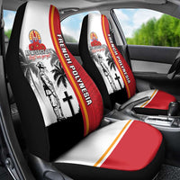 French Polynesia Armistice Day Car Seat Cover Lest We Forget Flag Style