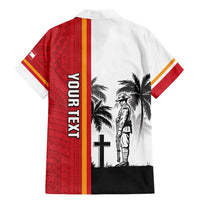 French Polynesia Armistice Day Family Matching Mermaid Dress and Hawaiian Shirt Lest We Forget Flag Style LT05 - Polynesian Pride