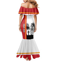 French Polynesia Armistice Day Family Matching Mermaid Dress and Hawaiian Shirt Lest We Forget Flag Style LT05 - Polynesian Pride