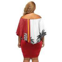 French Polynesia Armistice Day Family Matching Off Shoulder Short Dress and Hawaiian Shirt Lest We Forget Flag Style LT05 - Polynesian Pride
