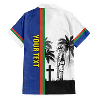 New Caledonia Armistice Day Family Matching Long Sleeve Bodycon Dress and Hawaiian Shirt Lest We Forget Flag Style LT05 - Polynesian Pride