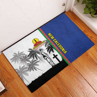 New Caledonia Armistice Day Rubber Doormat Lest We Forget Flag Style LT05 - Polynesian Pride