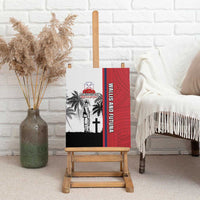 Wallis and Futuna Armistice Day Canvas Wall Art Lest We Forget Flag Style LT05 - Polynesian Pride