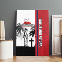 Wallis and Futuna Armistice Day Canvas Wall Art Lest We Forget Flag Style LT05 - Polynesian Pride