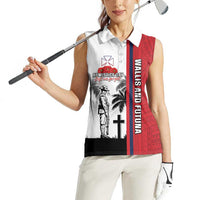 Wallis and Futuna Armistice Day Women Sleeveless Polo Shirt Lest We Forget Flag Style LT05 - Polynesian Pride