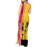 Marquesas Islands Armistice Day Tank Maxi Dress Lest We Forget Flag Style