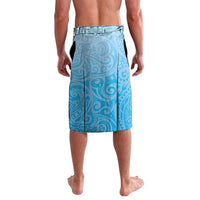 Personalised Malampa Fiji Day Lavalava Tribal Pattern With Tropical Flowers - Polynesian Pride