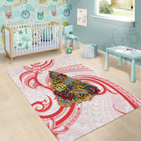 Happy Boxing Day Area Rug Polynesian Gift Boxes Christmas Tree LT05 - Polynesian Pride