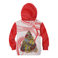 Personalized Happy Boxing Day Kid Hoodie Polynesian Gift Boxes Christmas Tree LT05 - Polynesian Pride