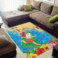 Christmas In Hawaii Area Rug Tis The Sea Sun