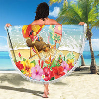 Hawaii Funny Thanksgiving Beach Blanket Thankful From The Beach