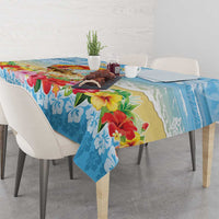 Hawaii Funny Thanksgiving Tablecloth Thankful From The Beach LT05 - Polynesian Pride