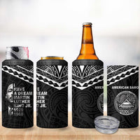 American Samoa MLK Day 4 in 1 Can Cooler Tumbler Polynesian Style LT05 - Polynesian Pride