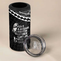 American Samoa MLK Day 4 in 1 Can Cooler Tumbler Polynesian Style LT05 - Polynesian Pride