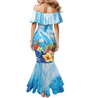 Polynesia Humpback Whale Family Matching Mermaid Dress and Hawaiian Shirt Ocean Style LT05 - Polynesian Pride