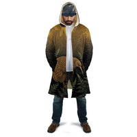 New Zealand Kiwi Bird Cloak Silver Fern Mix Maori Pattern