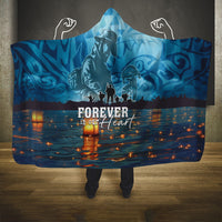 Hawaii Memorial Day Lantern Floating Hooded Blanket Always In Our Hearts