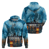 Hawaii Memorial Day Lantern Floating Zip Hoodie Always In Our Hearts