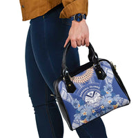 Marshall Islands Jemenei Day Shoulder Handbag Polynesian Tribal Tattoo Seashell Necklace LT05 - Polynesian Pride