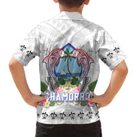 Guam Chamorro Liberation Day Family Matching Off Shoulder Short Dress and Hawaiian Shirt 81st Anniversary LT05