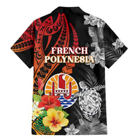 French Polynesia Bastille Day Family Matching Mermaid Dress and Hawaiian Shirt Tropical Turtle Hibiscus Polynesian Pattern LT05 - Polynesian Pride
