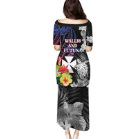 Wallis and Futuna Bastille Day Family Matching Puletasi and Hawaiian Shirt Tropical Turtle Hibiscus Polynesian Pattern LT05 - Polynesian Pride